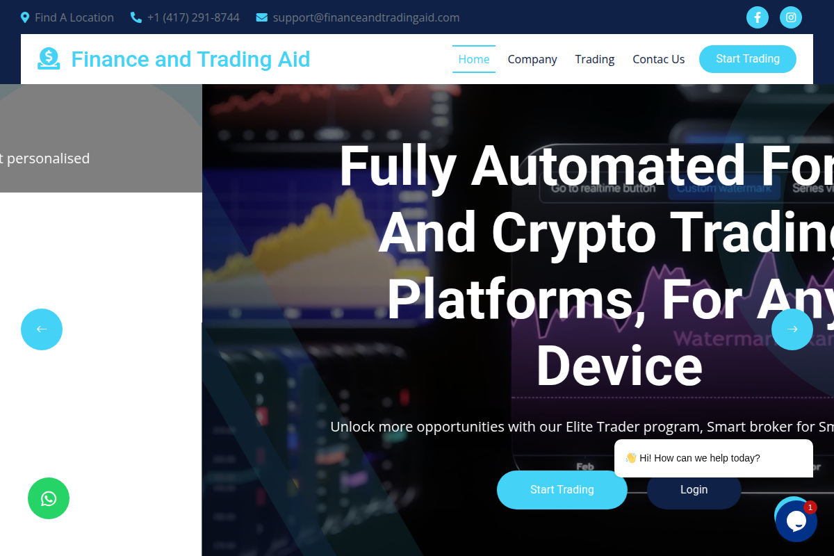 financeandtradingaid.com Review | Is Finance and Trading Aid Legit or Scam?