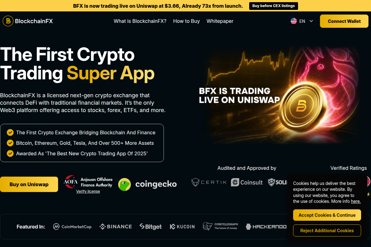 BlockchainFX.co Scam Alert | BFX Token Withdrawal & Claim Issues