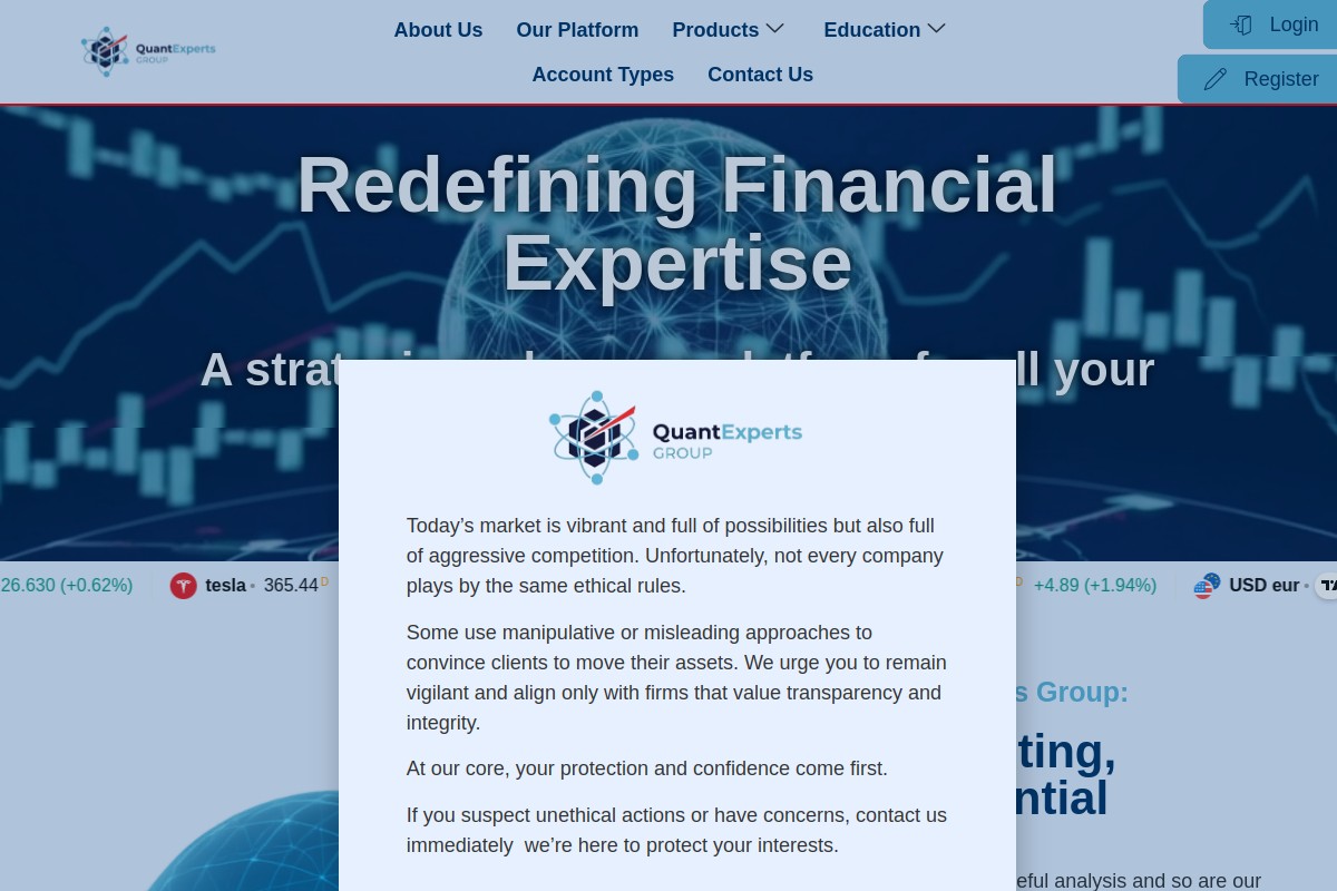 QUANTEXPRT-GRP.COM EXPOSED: UNLICENSED BROKER & WITHDRAWAL DEPOSIT LOCK