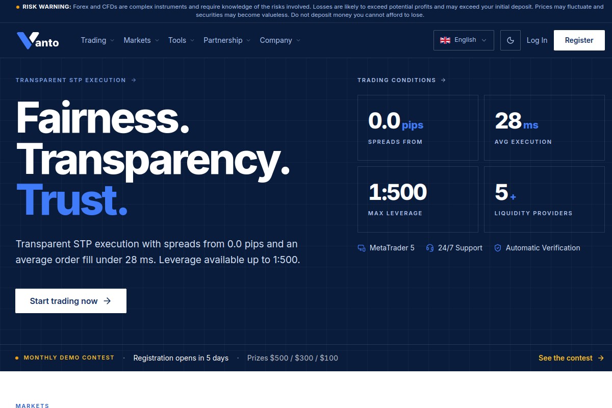 vantotrade.com Vanto Review: Legit or Scam? Saint Lucia Warning