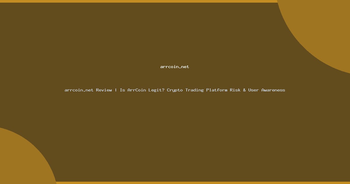 featured arrcoin net 106807
