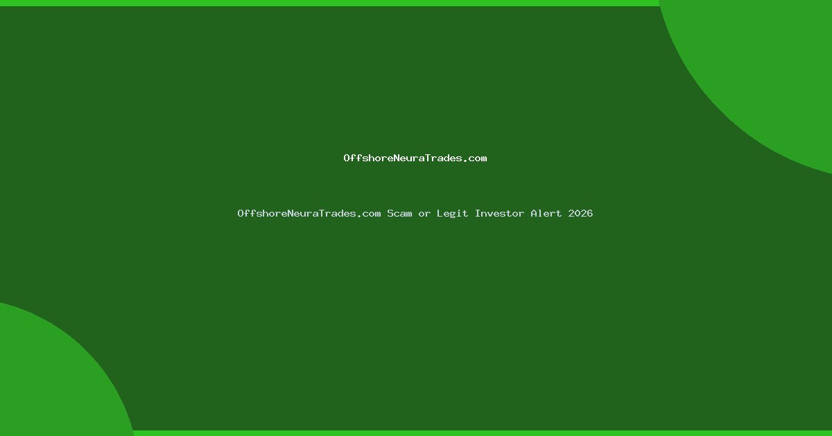 OffshoreNeuraTrades.com Scam or Legit Investor Alert 2026