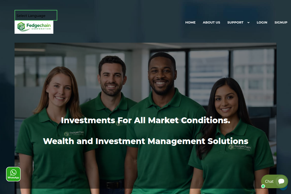 fedgechaincorporation.com Review | Fedgechaincorporation Scam Warning | AFM Regulatory Alert
