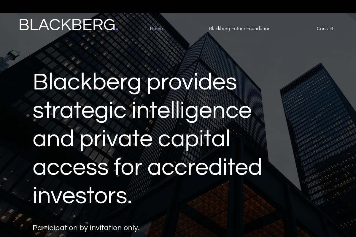 blackberglp.com Review | Is Blackberg LP Legit or Scam? Investment Firm Analysis