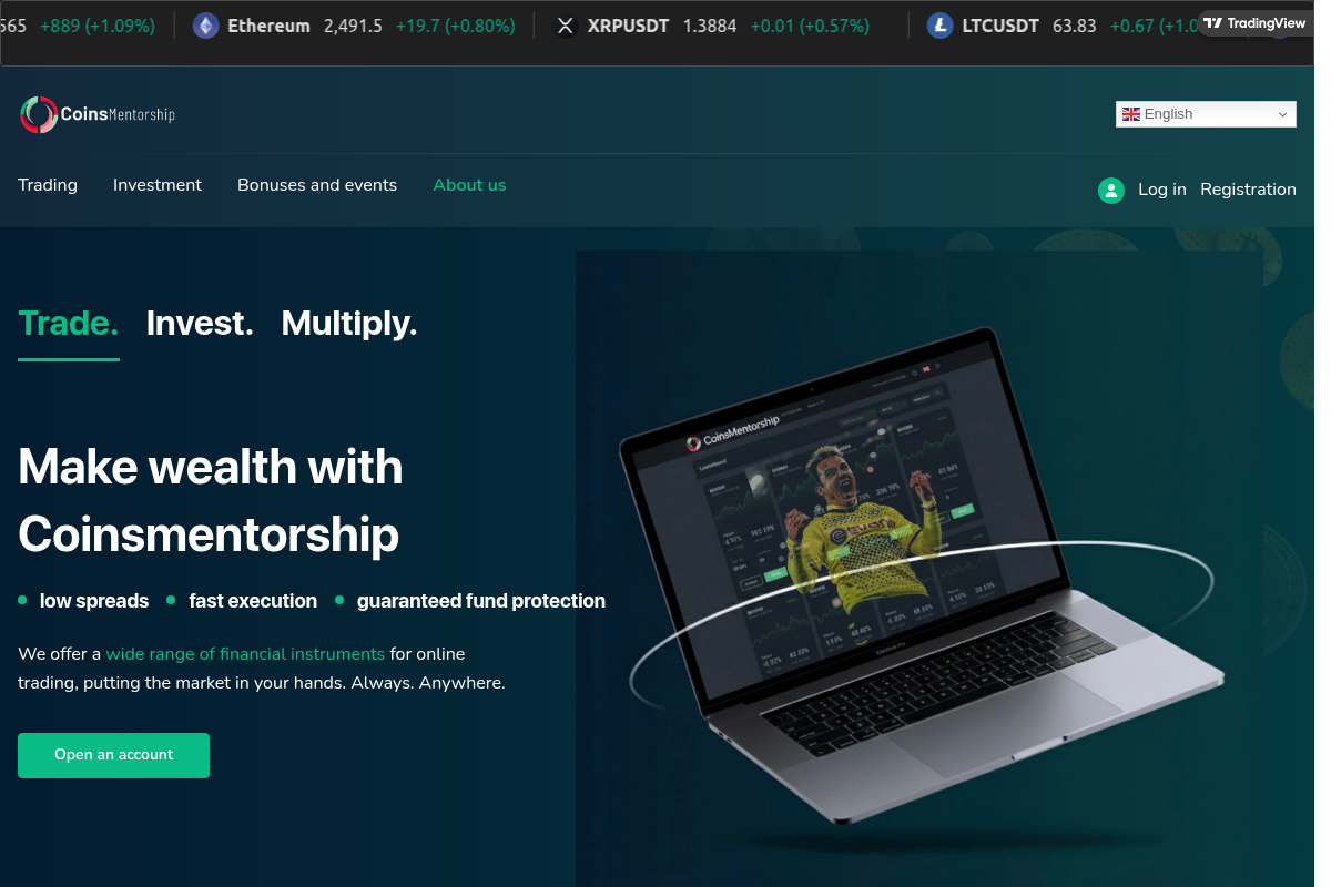 coinsmentorship.com Review | Is CoinsMentorship Legit or Scam? AI Trading Platform Warning