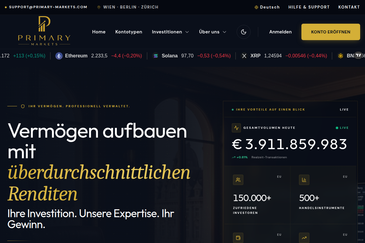 Primary-Markets.com Scam Alert | Official FMA Warning & Trading Risks