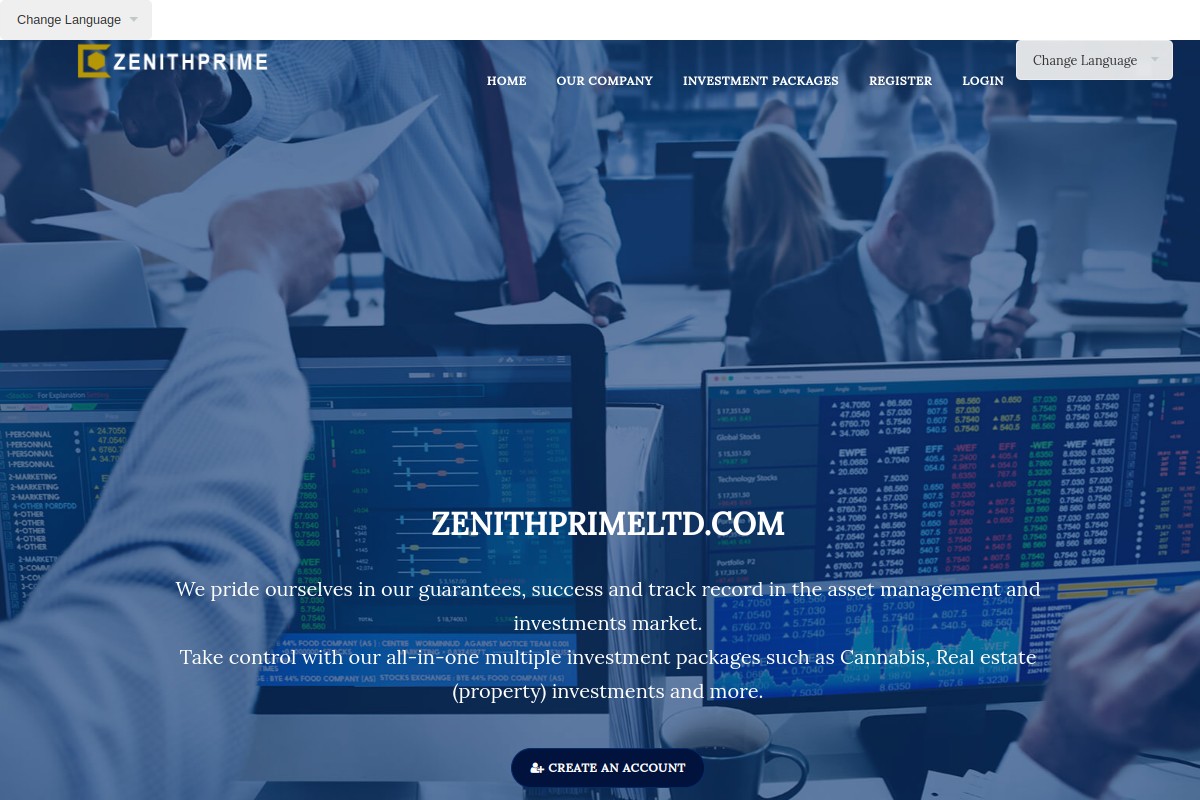 ZenithPrimeLtd.com Review: scam or legit ? Act Fast For Withdrawal
