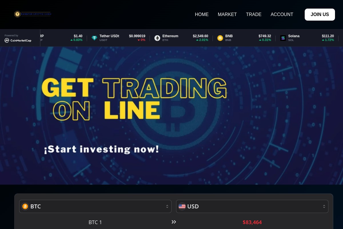 transfercrypto-cash.com – Scam or Legit Full Review & Warning