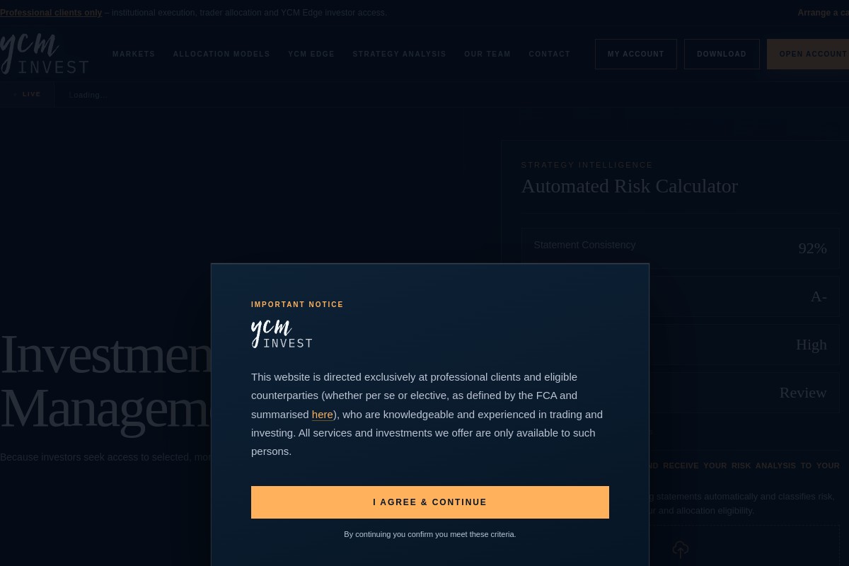ycm-invest.com Review | Is YCM Invest Legit? Investment Platform Risk & User Awareness