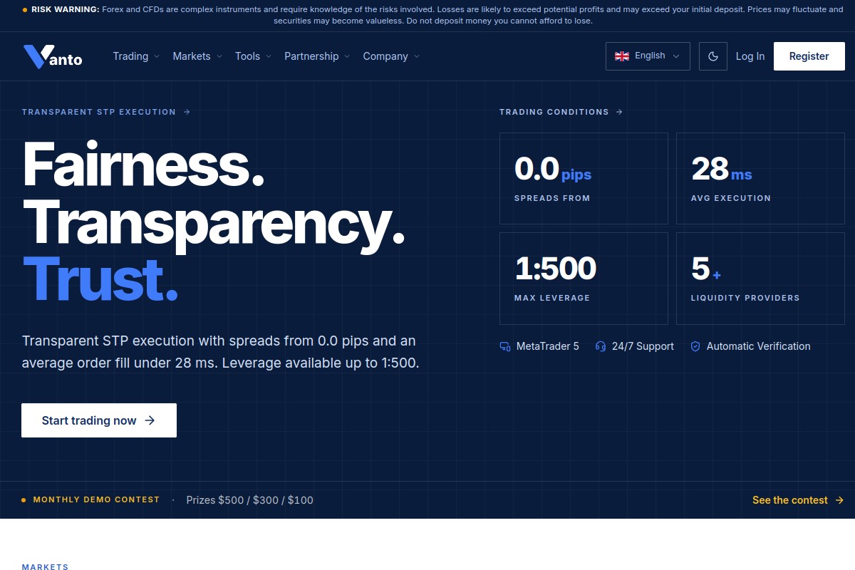 vantotrade.com Vanto Review: Legit or Scam? Saint Lucia Warning