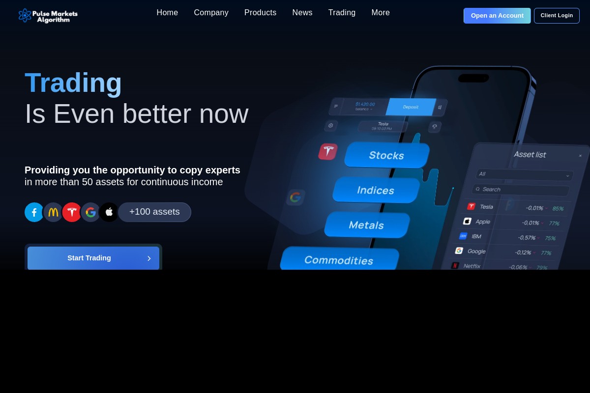​PULSEMARKETSALGO.COM EXPOSED: UNLICENSED ALGO TRADING BOT & WITHDRAWAL LOCK TRAP