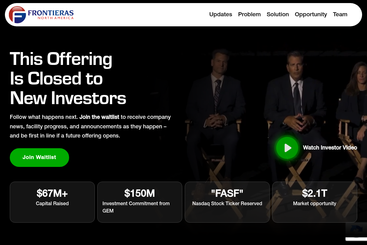 Invest.Frontieras.com Review | Is Frontieras Legit? Energy Investment Risk Warning