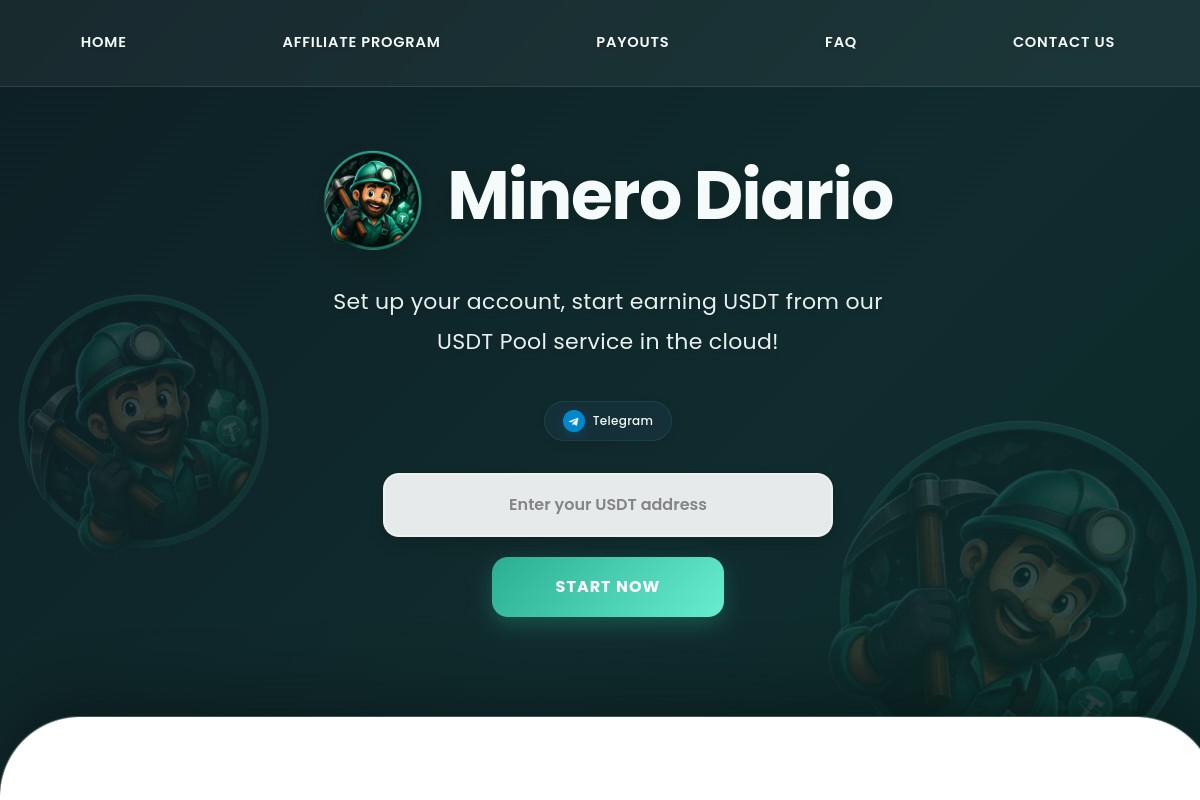 Minerodiario.cc Scam Alert | 250% ROI Claims & Crypto Mining Investigation
