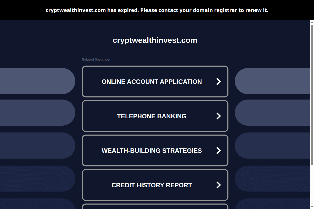 Cryptwealthinvest.com Scam or Legit? 🚨 Money Stuck? What Affected Users Should Do Next